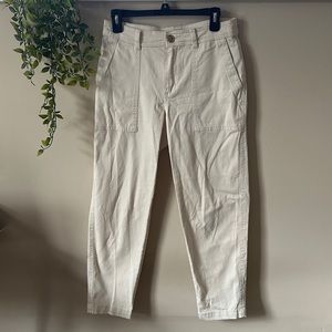 Capri cream pants